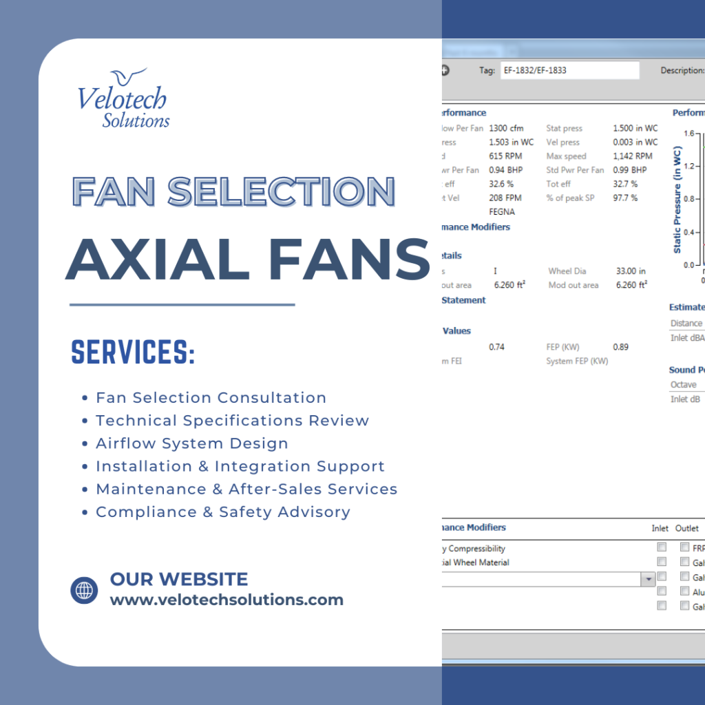 Streamlining Axial Fan Selection with AI-Powered Software Tools